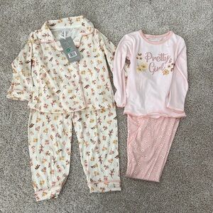 Floral Kids Pajamas Set
